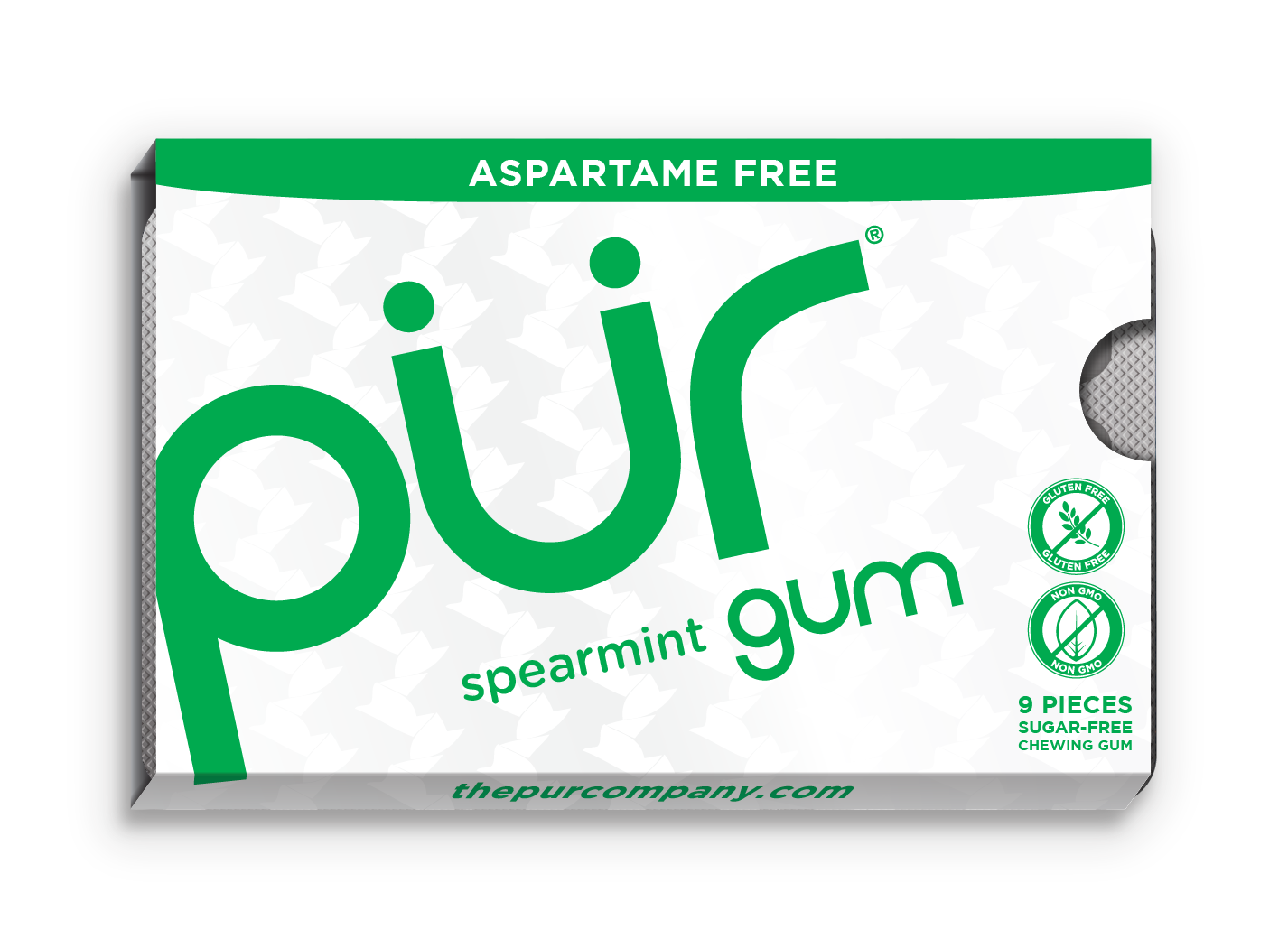 Photo of single pur gum blister pack spearmint