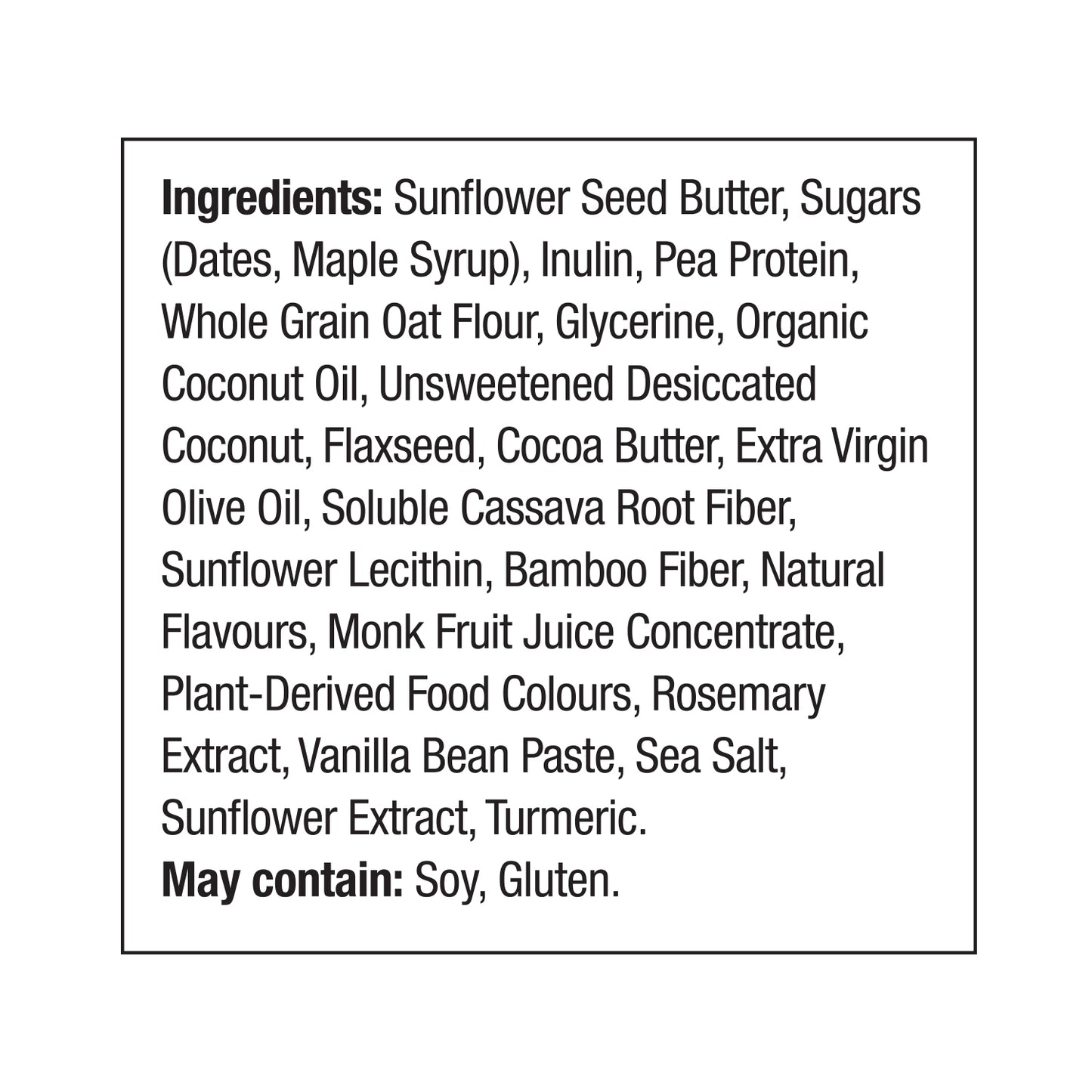 Amino Balls – Nut-Free Birthday Cake