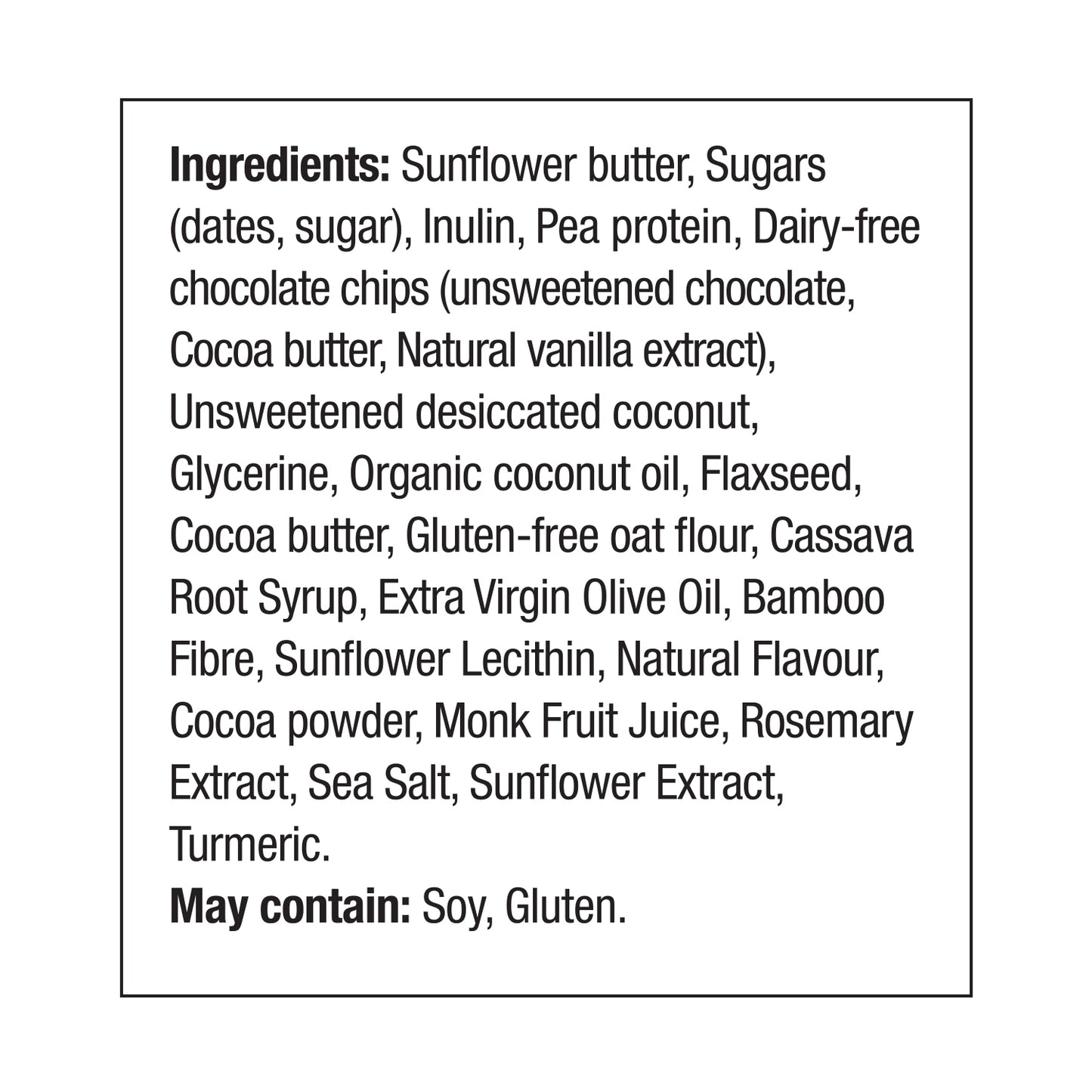 Amino Balls – Nut-Free Chocolate Chip Cookie Dough