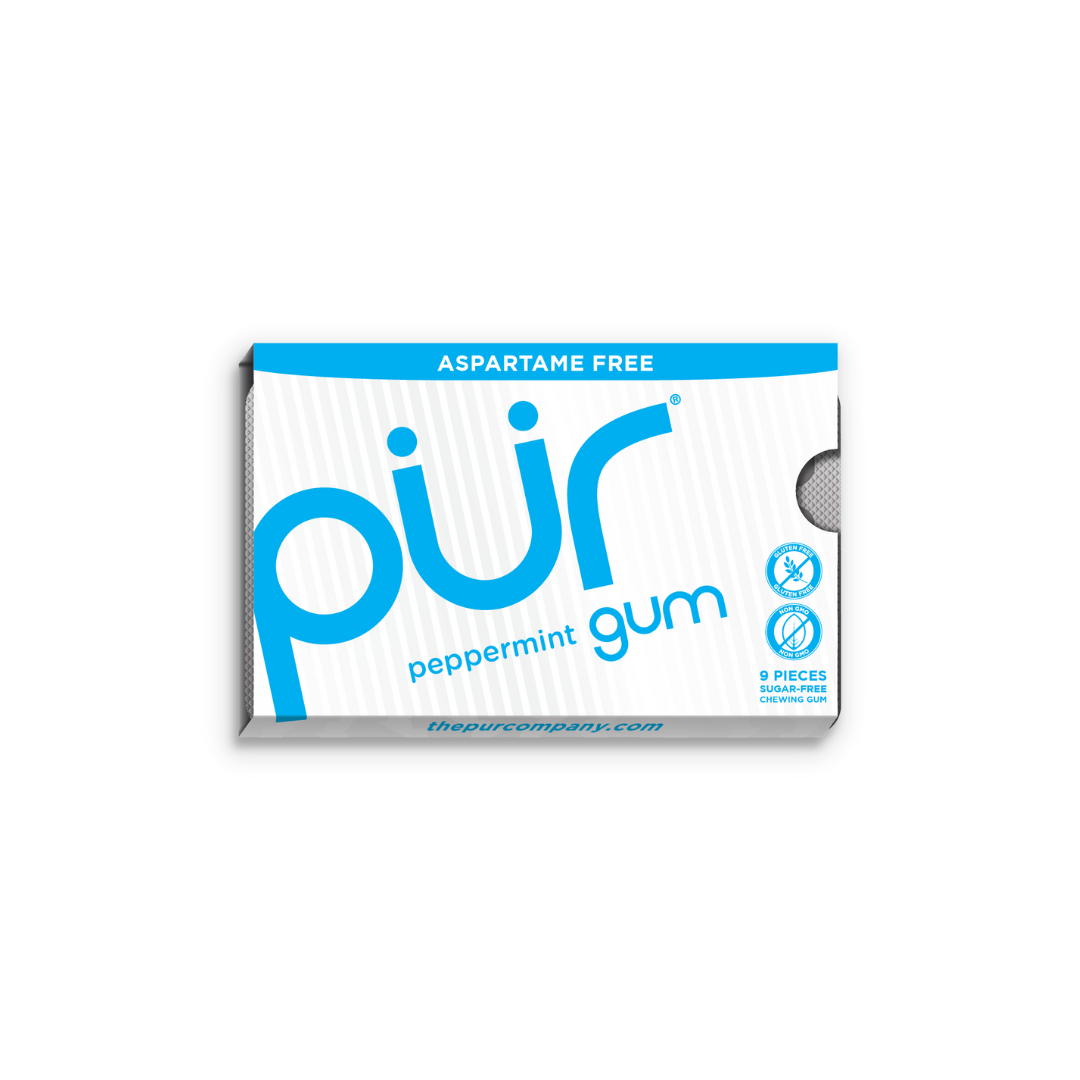 Photo of a blister pack of pur gum