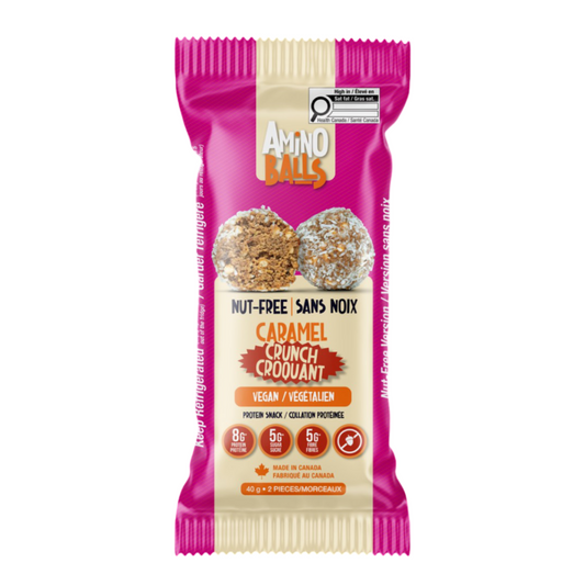 Amino Balls – Nut-Free Caramel Crunch