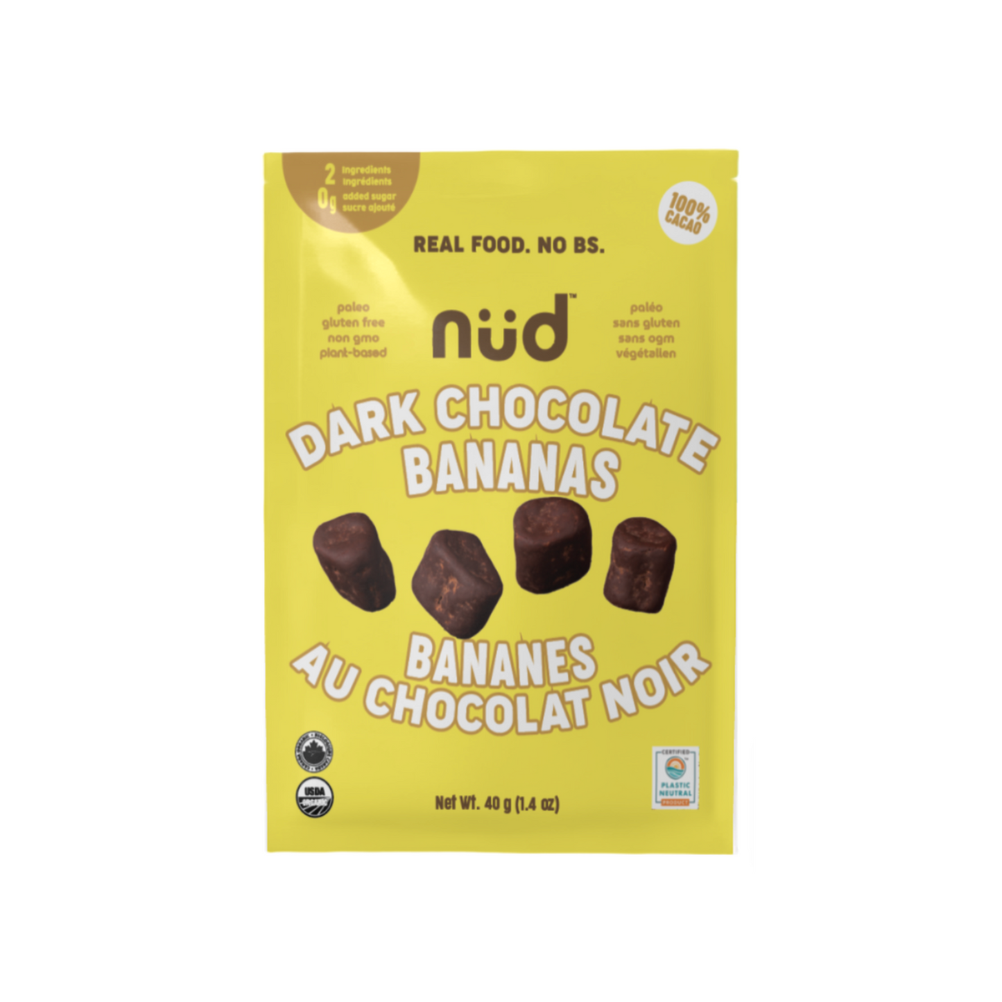 Nud Fud Chocolate Covered Bananas