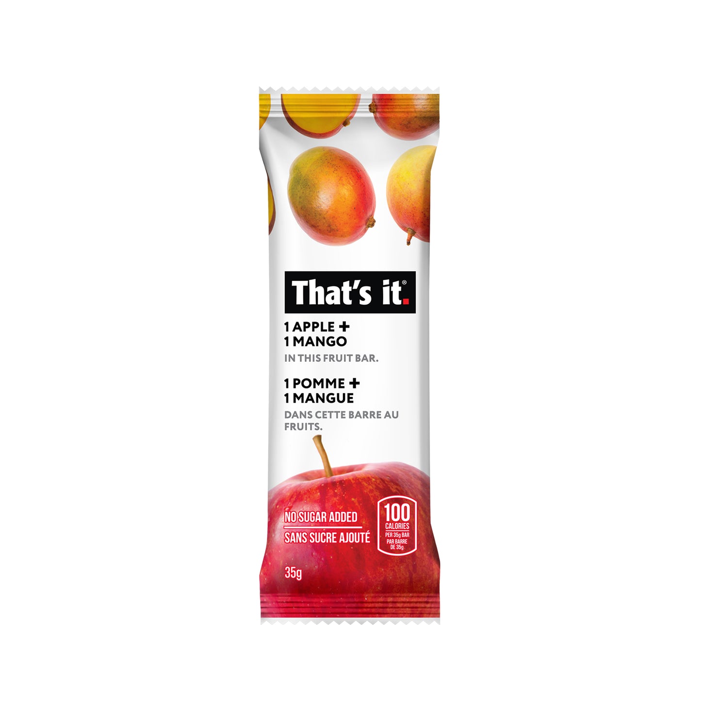 Photo of single That's It Apple Mango bar