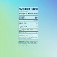 Nutritional information for rizo radiance