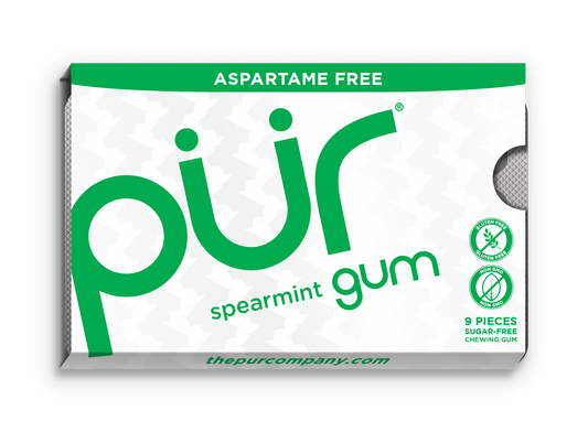 Photo of single pur gum blister pack spearmint